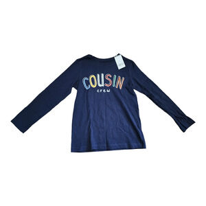 NWT Carter's  "Cousin Crew" Long Sleeve Kids 6